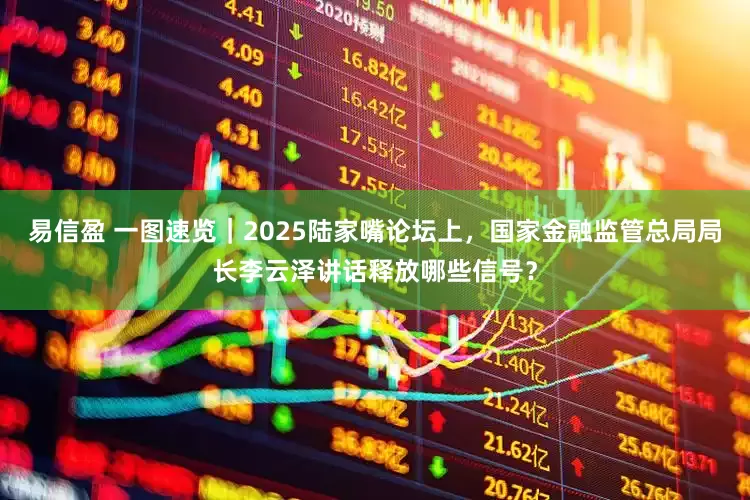 易信盈 一图速览｜2025陆家嘴论坛上，国家金融监管总局局长李云泽讲话释放哪些信号？